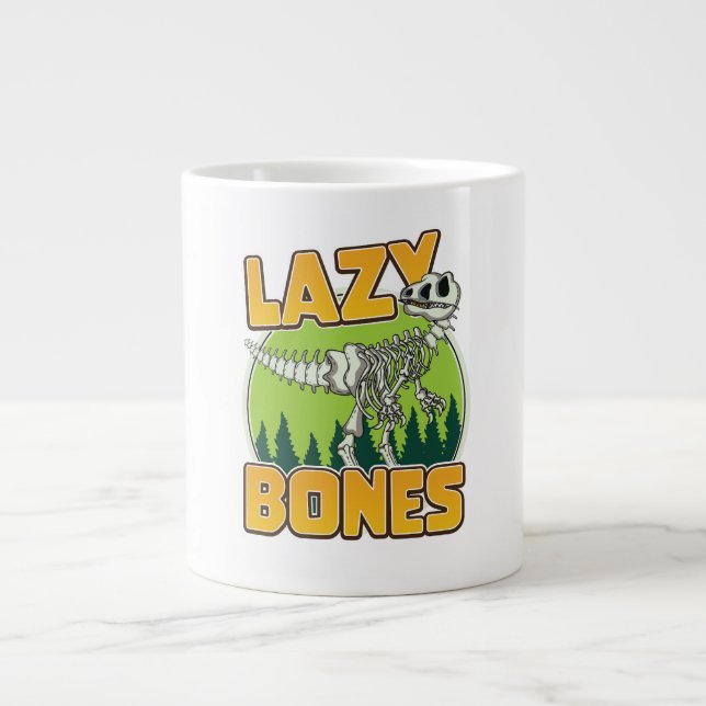 Lazy Bones seriefigur logotyp Jumbo Mugg (Framsidan)