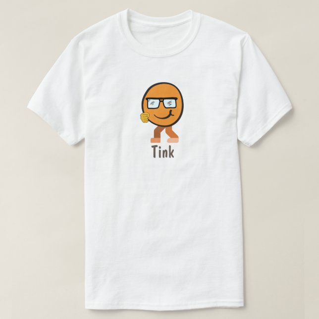Lazy boy Tink-mat älskare T Shirt (Design framsida)