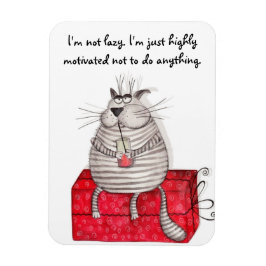 Lazy Cat Funny Magnet Office-offerter