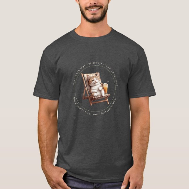 Lazy Cat, Lazy Cat T Shirt (Framsida)