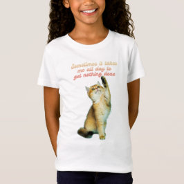 Lazy Cat Lover Funny Cute Cat T Shirt