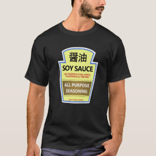 Lazy Costume Tees Soy Sauce Flaska T Shirt