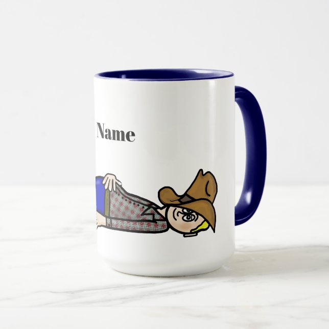 Lazy Cowboy Mugg (Framsida höger)