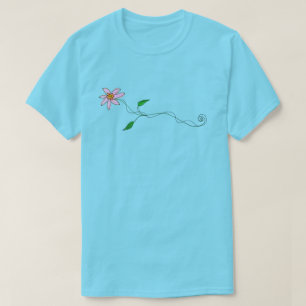 Lazy Daisy Funky Abstrakt Art till Bära T Shirt
