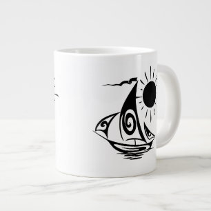 Lazy Day Sailing Jumbo Mugg
