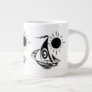 Lazy Day Sailing Jumbo Mugg