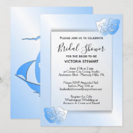 Lazy Day Sailing Theater Inbjudningskort för möhip