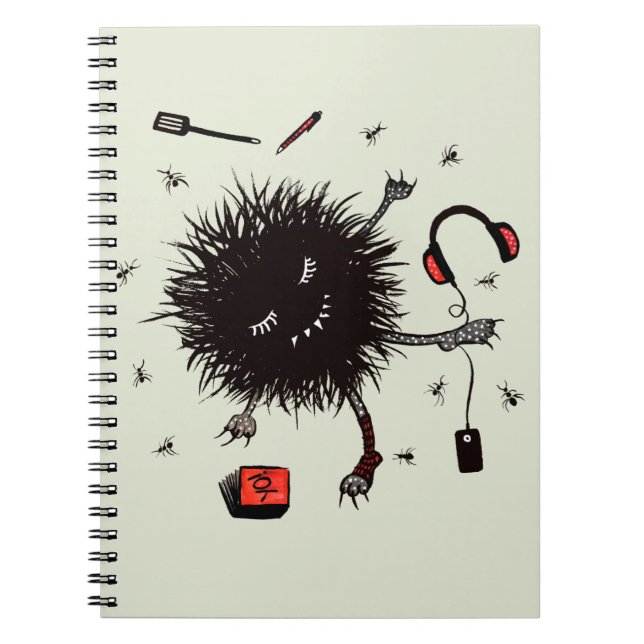 Lazy Day, slappna av, Monster och Daydröm Anteckningsbok (Framsidan)