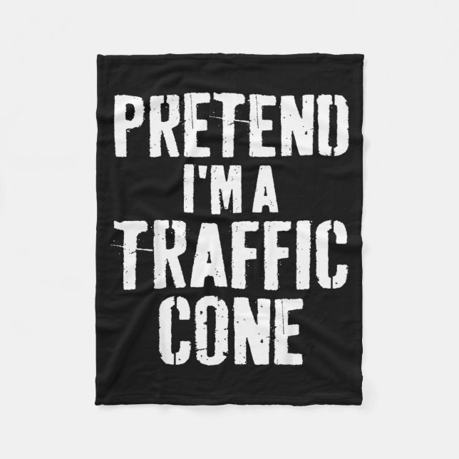 Lazy Easy Halloween Costume Pretend I'm A Traffic  Fleecefilt (Framsidan)