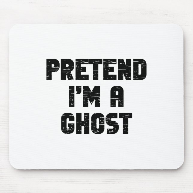 Lazy Easy Påstå att jag är en Ghost Party Hallowee Musmatta (Framsidan)