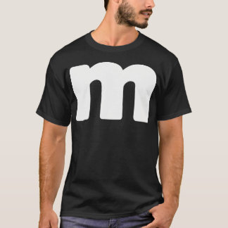 Lazy för de funktionella Brev M-grupperna Hallowee T Shirt
