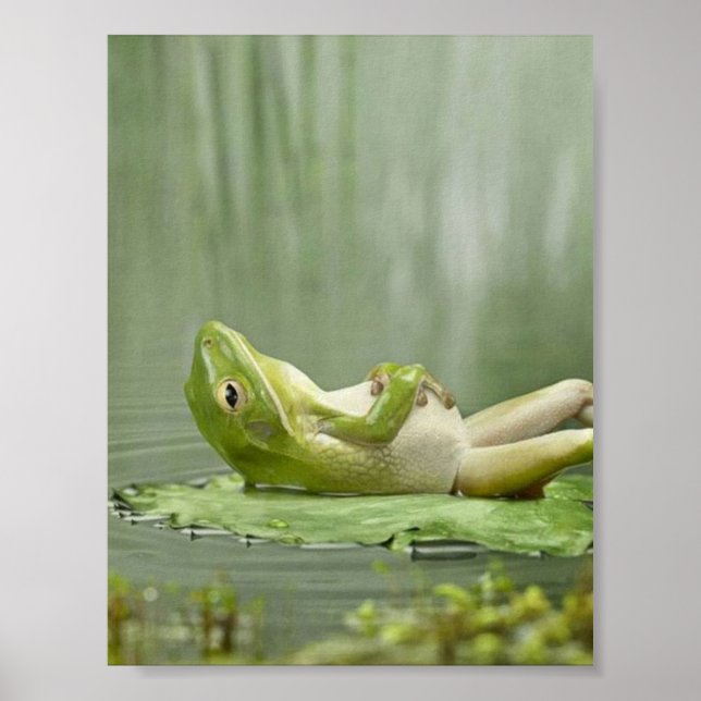 Lazy Frog Poster (Framsidan)