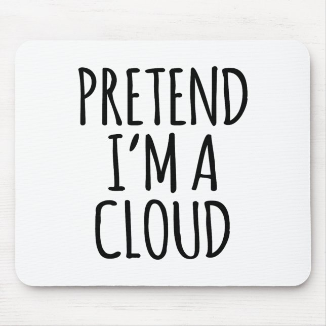 Lazy Funny Halloween Costume - Cloud Gift Himlar H Musmatta (Framsidan)