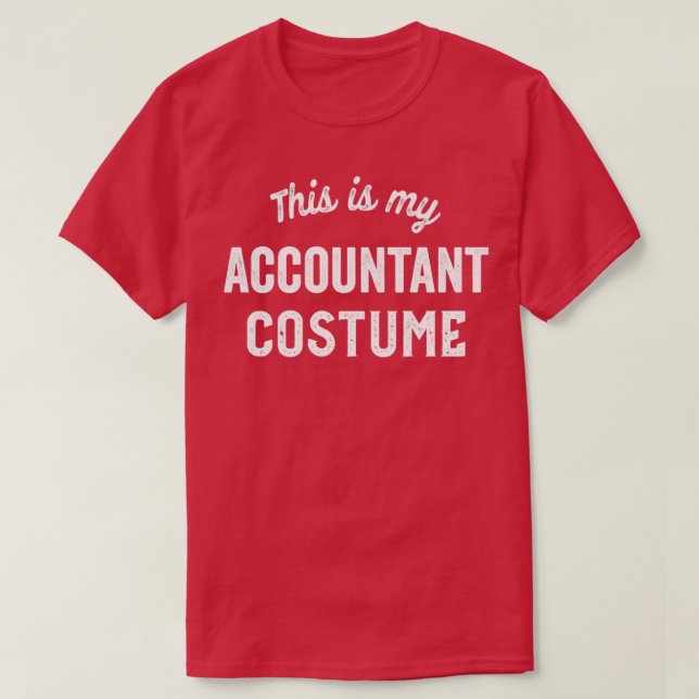 Lazy Halloween Costume Easy Accou T Shirt (Design framsida)