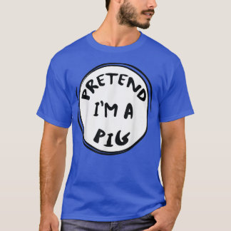 Lazy Halloween Costume Funny Påstå att jag är en G T Shirt