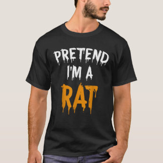 Lazy Halloween Costume Gift predroppe I A RA T Shirt