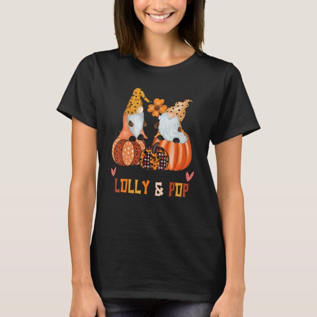 Lazy Halloween Costume Lolly Lolli & Pop Par M T Shirt (Framsida)