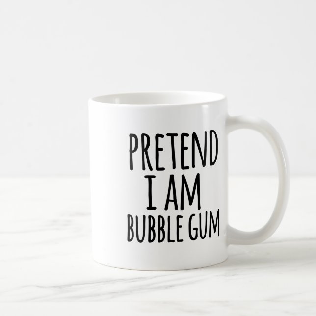 Lazy Halloween påstår att jag är bubbelgum Kaffemugg (Höger)