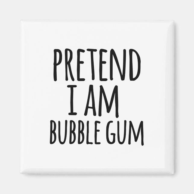 Lazy Halloween påstår att jag är bubbelgum Magnet (Framsidan)