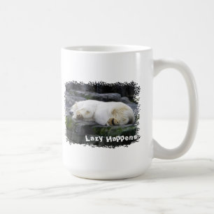 Lazy Happens Polar Bear Kaffemugg