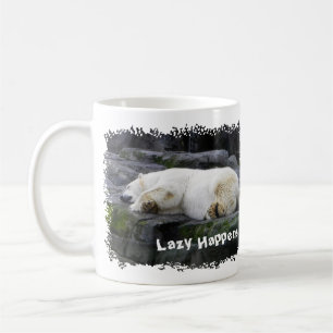Lazy Happens Polar Bear Kaffemugg