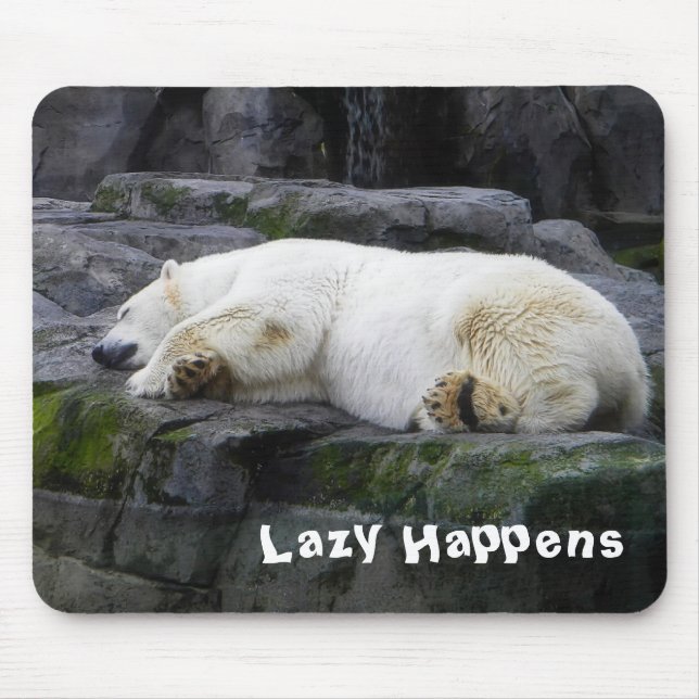 Lazy Happens Polar Bear Musmatta (Framsidan)