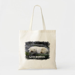 Lazy Happens Polar Bear Tygkasse