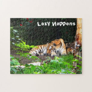 Lazy Happens Siberian Tiger Pussel
