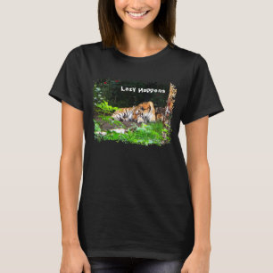 Lazy Happens Siberian Tiger T Shirt