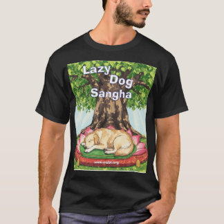 Lazy Hund Sangha T-Shirt front och back
