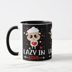 Lazy i Kärlek får för Valentindagen Singles Mugg
