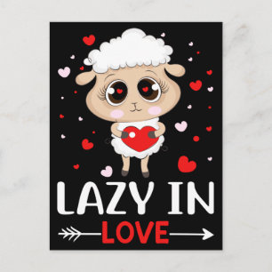 Lazy i Kärlek får för Valentindagen Singles Vykort