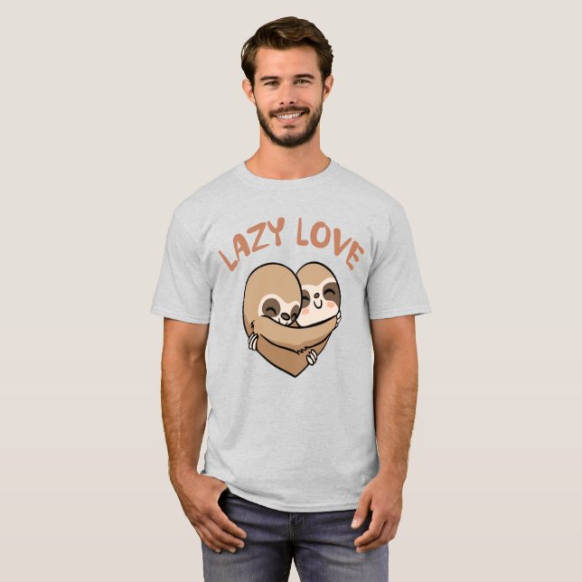 Lazy Kärlek T-Shirt (Hel framsida)