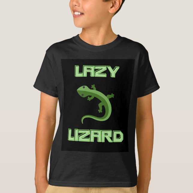 Lazy-Lizard T Shirt (Framsida)