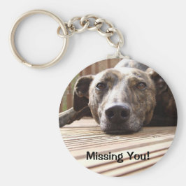 Lazy Lurcher Nyckelring