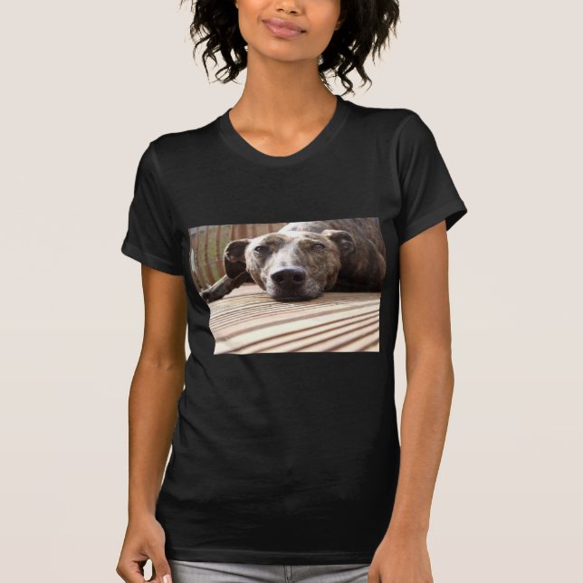 Lazy Lurcher Tee Shirt (Framsida)