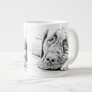 Lazy Mastiff Jumbo Mugg