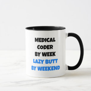 Lazy Medical Coder Mugg