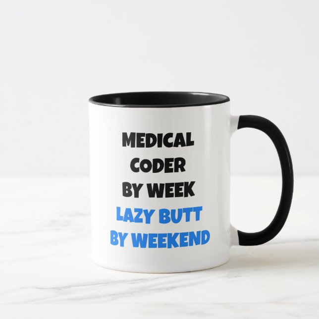 Lazy Medical Coder Mugg (Höger)