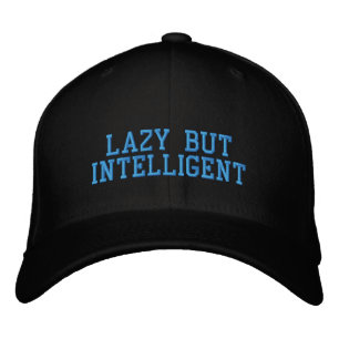 LAZY MEN INTELLIGENT HAT FRÅN LBI APPAREL BRODERAD KEPS