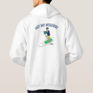 LAZY MEN INTELLIGENT TRADEMARKED HOODIE