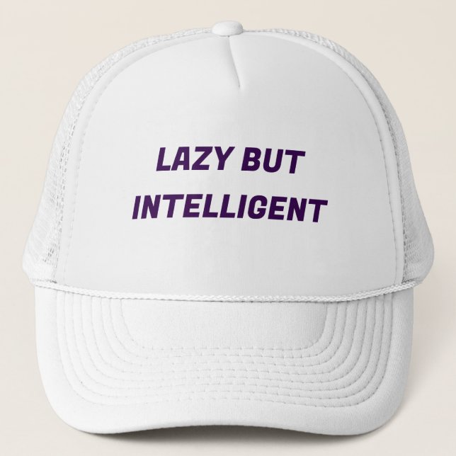LAZY MEN INTELLIGENT TRADEMARKERAT HAT KEPS (Framsida)