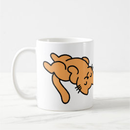 Lazy Orange Cat Kaffemugg