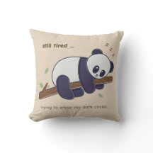 Lazy Panda-citat – Fortfarande Trött & Mörka Ringa