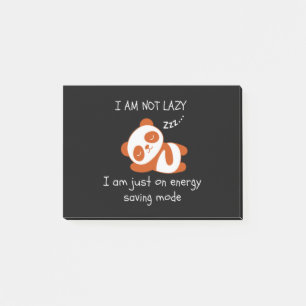 Lazy Panda Funny Post-it Block