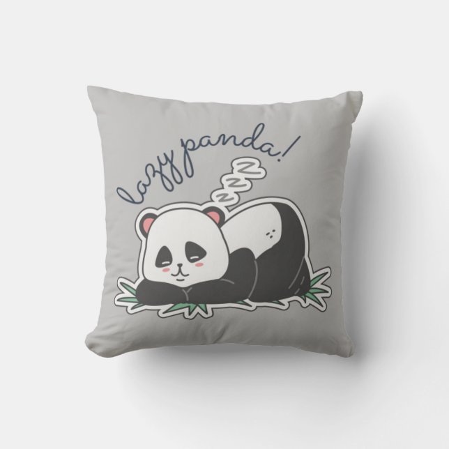 Lazy Panda Kudde (Framsida)
