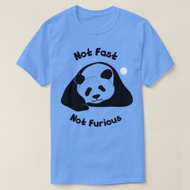 Lazy panda-relaxering t shirt (Design framsida)
