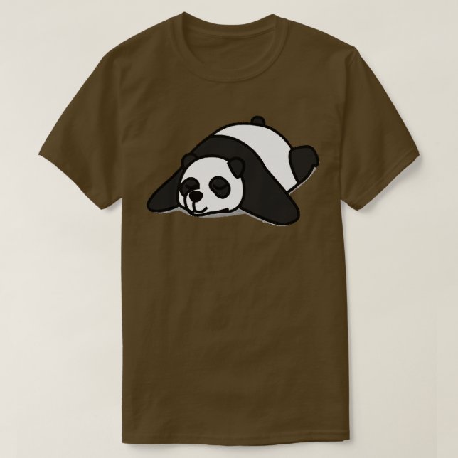 Lazy Panda T Shirt (Design framsida)
