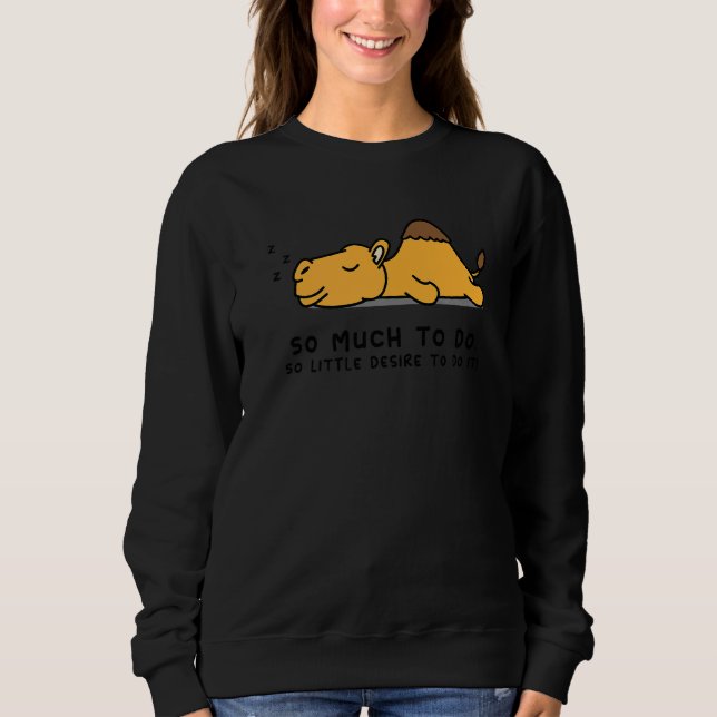 Lazy Person  for Camel  Camel T Shirt (Framsida)