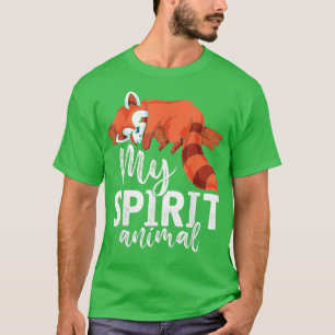 Lazy Red Panda My Spirit Animal T Shirt